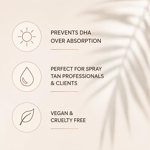 SunFX DHA Blocker Spray Tan Prep Cream for Even, Natural Self Tanning