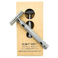 Heavyweight Double Edge Safety Razor with 5 Blades - Classic 3-Piece Design