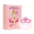 Kids Face Mask Sheets for Children - Peach and Ballerina 10 Pack, Hypoallergenic Cotton, Soothing & Hydrating