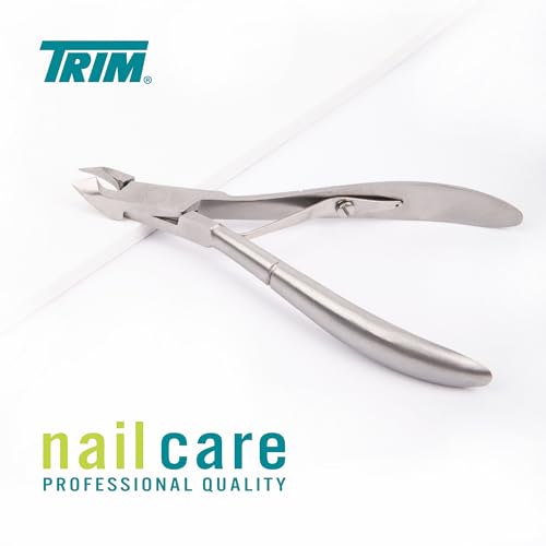 Trim Contour Nail Brush, Ergonomic Handheld Scrub Brush for Nails & Cuticles, Durable Nylon Bristles for Deep Cleaning, Gentle Exfoliation & Manicure Prep, Clear Plastic Handle, 1 Count