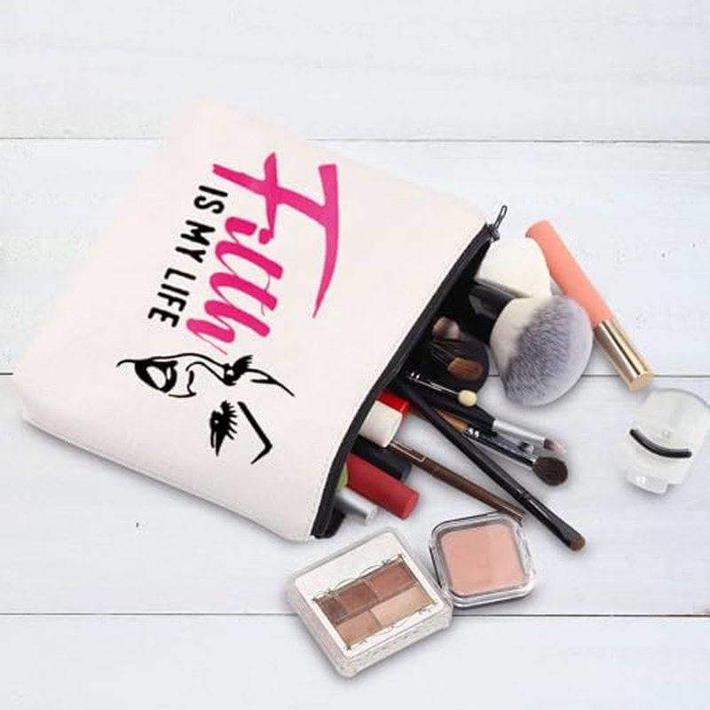 G2TUP Babs Johnson? Makeup Bag Divine Inspire Gift Filth is My Life Canvas Zipper Pouch Cotton & Connie Merch (Filth is My Life)