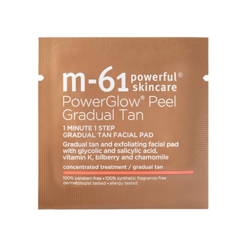 PowerGlow Peel Gradual Tan & Exfoliating Facial Peel - 30 Count