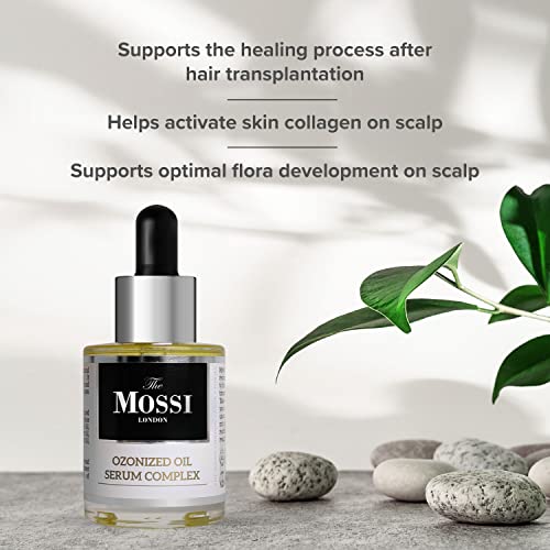 Ozonized Olive Oil Hair Serum for Thicker, Fuller Hair & Scalp Care