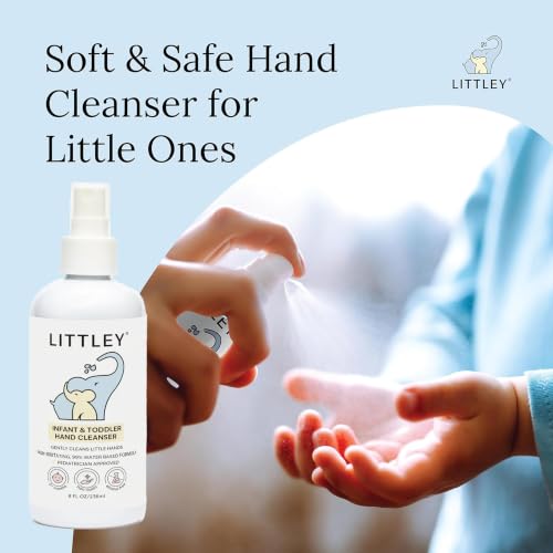LITTLEY Infant & Toddler Hand Sanitizer Spray 8 oz, Gentle HOCl Formula, Pack of 1