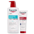 Eucerin Advanced Repair & Eczema Relief Skin Care Bundle - Fragrance-Free, Paraben-Free, Family Use