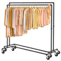 Black Clothing Racks Heavy Duty Z Style 2 Pack - Sturdy Garment Storage