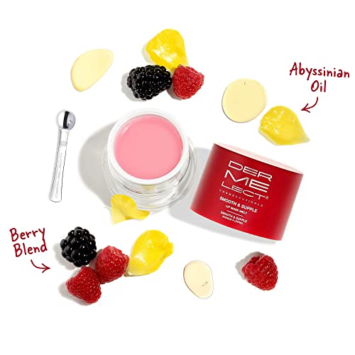 Dermelect Lip Mask Melt 1 Count - Hydrating Anti-Aging Lip Treatment with Castor & Jojoba Oil