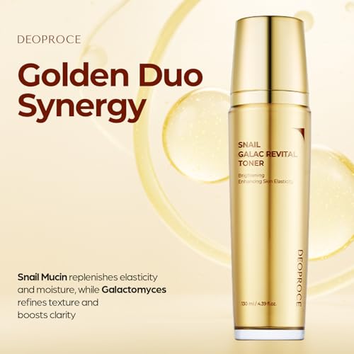 Deoproce Snail Galac Revital Toner 130ml ? Korean Anti-Wrinkle & Hydrating Skin Toner