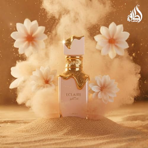 Lattafa Eclaire Eau de Parfum 3.4oz Women Long-Lasting Vanilla Caramel Floral Scent