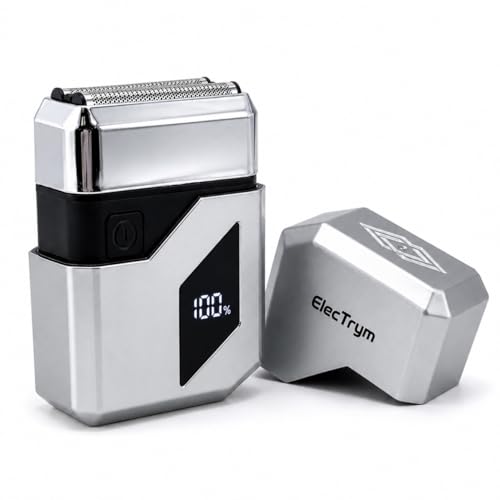 Men's Wet Dry Rechargeable Electric Shaver with Triple Foil Head