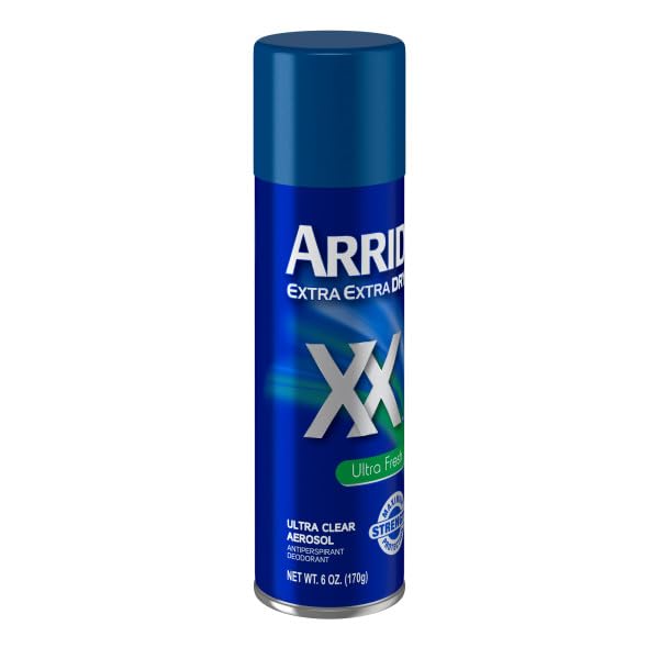 Arrid XX Ultra Clear Anti-Perspirant Deodorant Spray 6 oz Pack of 5 - Ultra Fresh