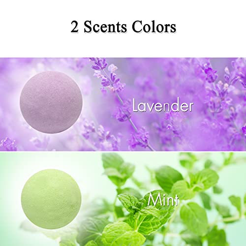 Hemp Bath Bombs Set for Muscle Relaxation & Skin Moisturizing - Large Vegan Spa Gift