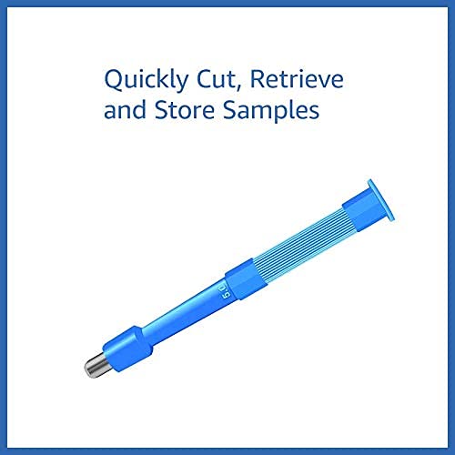 MedBlades 1 mm Disposable Biopsy Punch - Sterile Dermal Piercing Tool with Protective Handle