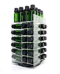 Clear Essential Oil Storage Rack Rotating Tower Organizer for 64 Bottles - JEREVER