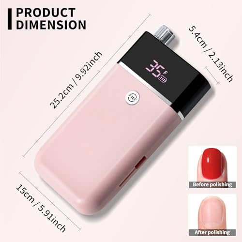 LONDONTOWN GelShift Top Coat, Transformative UV Gel Top Coat for Nail Polish, High Gloss Long Lasting Manicure Nail Care, HEMA Free, Foldable UV Lamp