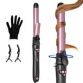 1 Inch Rotating Curling Iron for Beach Waves - Automatic Hair Curler