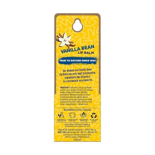 Burt's Bees Vanilla Bean Lip Balm Tin 0.3 oz