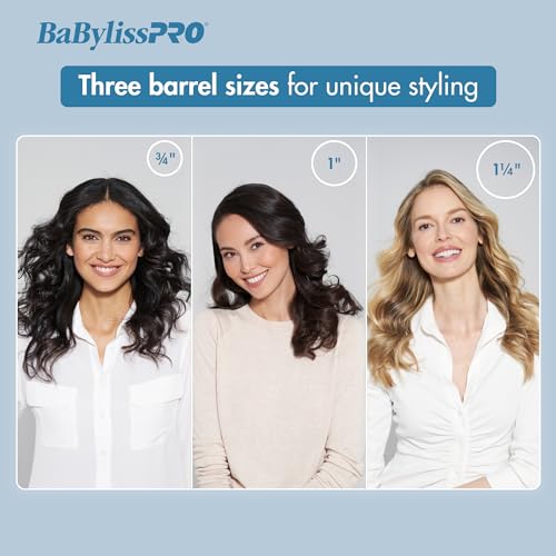 BaBylissPRO Nano Titanium 3/4 Inch Marcel Curling Iron for Loose Curls & Beach Waves
