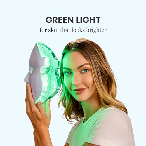 LED Light Therapy Face Mask with 7 Colors & 5 Intensity Levels for Skin Rejuvenation