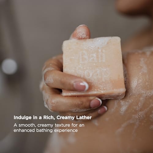 Natural Hand & Body Soap Set - Bali Soap 6 Pack with Jasmine, Lemongrass, Ginger, Magnolia, Papaya & Sandalwood - 3.5 Ounce Bars