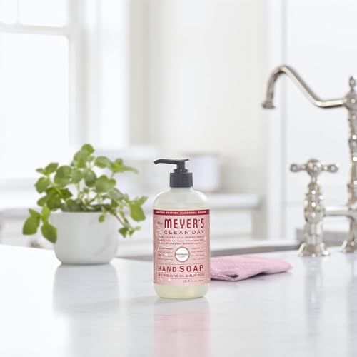 MRS. MEYER'S CLEAN DAY Hand Soap, Lemon Verbena Scent, 16 Fl Oz Bottle
