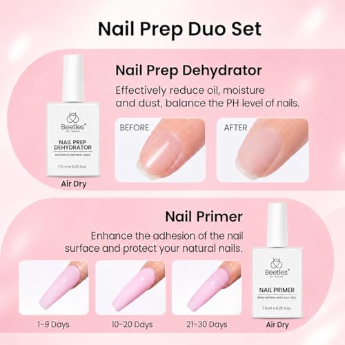 8 Clear Long Square Nail Tips Kit - 224 pcs, Salon-Style, Instant Apex