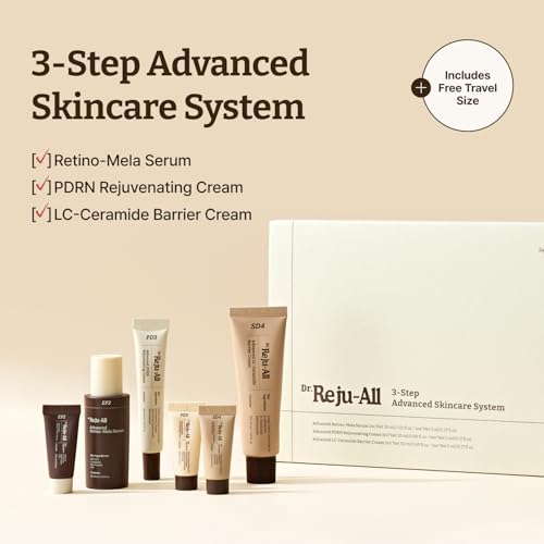 Anti-Aging Skincare Set with Retinol, PDRN Cream & Barrier Cream - Korean Routine