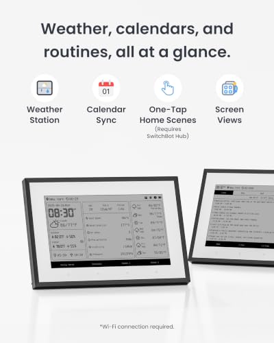 WiFi Weather Station with E-Ink Display and Family Calendar - SwitchBot