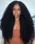 EERYA 24 Inch 7 Pack GoGo Curl Crochet Hair Deep Wave Beach Curl Synthetic Extensions