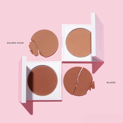 Talc-Free Velvet Matte Bronzer - Blazed by Lawless, 0.37 oz - Natural Sun-Kissed Glow