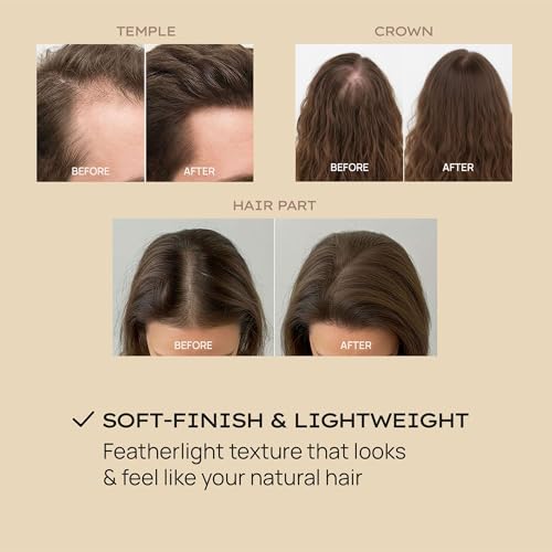 Style Edit Hair Building Fibers Light Brown 0.88 Fl Oz - Natural Thinning Hair Concealer