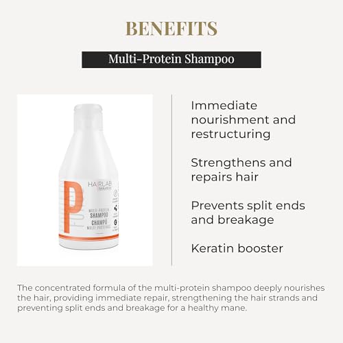 Fortifying Hair Shampoo with Hydrolyzed Keratin - Nourishing & Strengthening 300ml