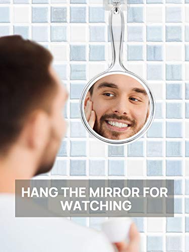OMIRO Double-Sided Hand Magnifying Mirror Set - Clear 12 Pack