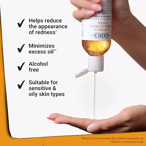 Calendula Herbal-Extract Toner for Sensitive Skin - 4.2 Fl Oz / 125 ml