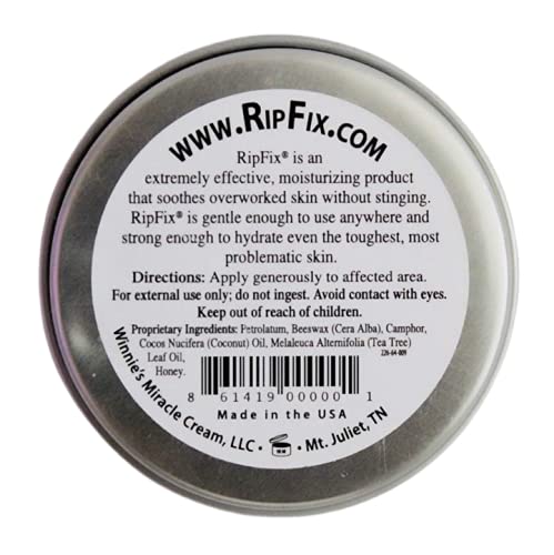 Hand Repair Balm for Rips and Calluses - 1.34 oz Tin, Healing Salve for Athletes