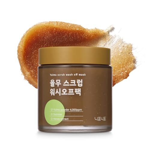NEAF Yulmu Scrub Wash-Off Pack for Gentle Exfoliation & Hydration - All Skin Types