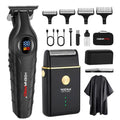 Hair Clipper and Shaver Set Professional Cordless Hair Trimmer for Men, Electric Beard Trimmers foil shavers, Barber Clipper Hair Cuttings Kit