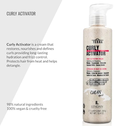 Curl Activator Cream for Defined, Frizz-Free Curly Hair - 275ml