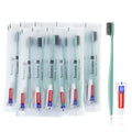 Disposable Toothbrushes with Toothpaste, 60 Pack Green – Xuezoioy