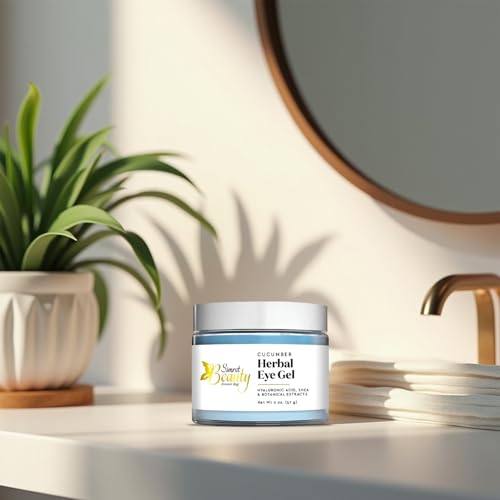 Herbal Eye Cream for Dark Circles and Puffiness - 2 Ounce Pack