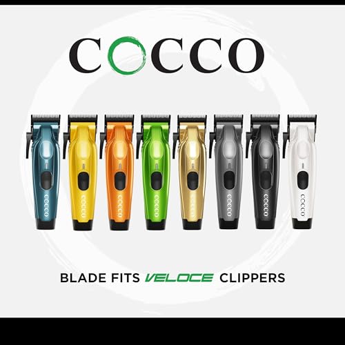 COCCO Digital Gap Ambassador Graphene Fade Clipper Blade Replacement, Screw Mounting, for COCCO Veloce & Hyper Veloce Clippers and Standard Blade Systems (45.5 mm Width, 18.0 mm Screw Distance)