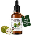 Virgin Soursop Oil 4oz - Pure Cold-Pressed Moisturizer for Dry & Sensitive Skin