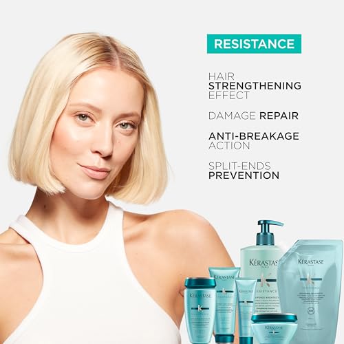 KÉRASTASE Resistance Strengthening Shampoo for Damaged Hair 16.91 Fl Oz