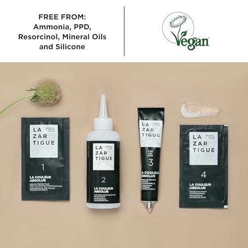 Ammonia-Free Permanent Hair Dye Kit with Botanical Nourishment - Lazartigue