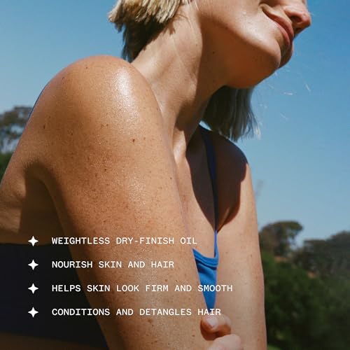 Ursa Major Golden Hour Dry Oil | Nourishes, Moisturizes & Supports Skin¡¯s Barrier | Fast-absorbing, Natural Body & Hair Oil | Conditions and Detangles Hair | Vegan, Cruelty-Free, Non-Toxic | 5 ounce