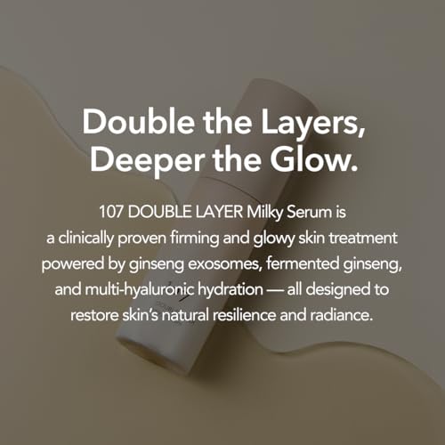 Double Layer Ginseng Exosome Serum for Radiant Skin 50ml - Hydrating & Firming