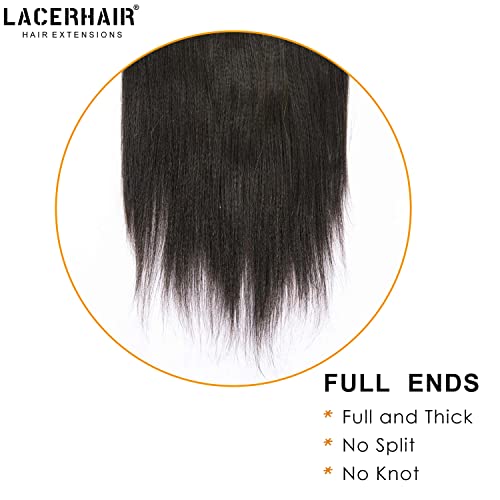 Yaki Straight Clip-In Hair Extensions 16 Inch Natural Black #1B - Pack of 1