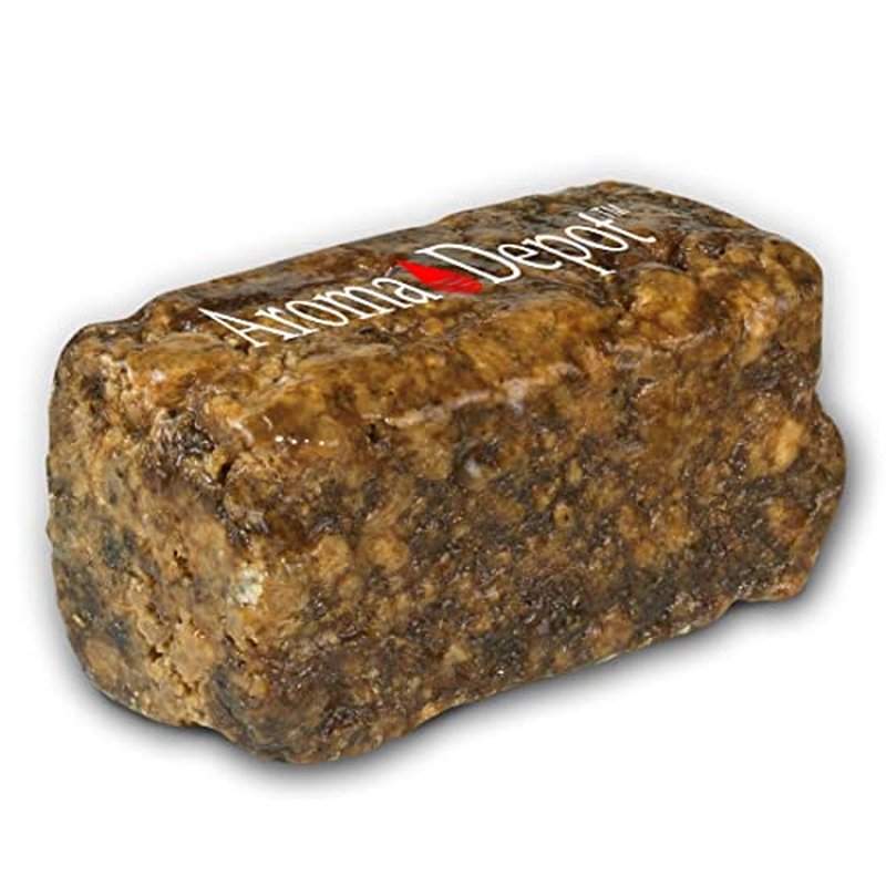 Aroma Depot Raw African Black Soap 8oz 100% Raw Natural soap for Acne, Eczema, Psoriasis, Scar Removal Face And Body Wash. Handmade