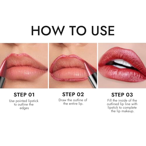 3INA MAKEUP - The Eyebrow Mascara 521 - Redhead - Fixes Defines Volume - Non-Adhesive Gel Formula - Density & Fuller Eyebrows - Multiplier Effect - Gel Formula - Vegan - Cruelty Free