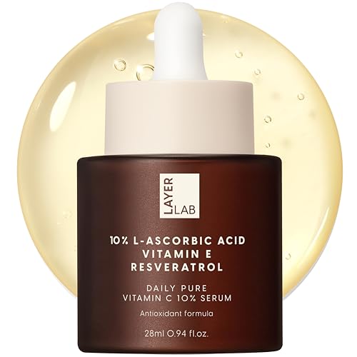 LAYERLAB Vitamin C Serum 10% Brightening Face Serum for Radiance & Skin Care